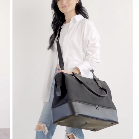 Beis Weekender Bag - Black - Picture 4 of 9